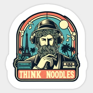 Think Noodles - Music Man Sticker